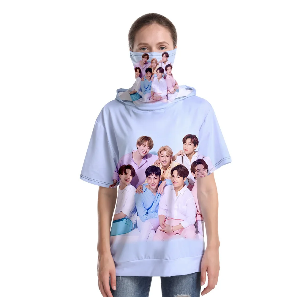 Новые корейские модные Kpop GOT7 хип-хоп K-pop рубашки с капюшоном для женщин/мужчин