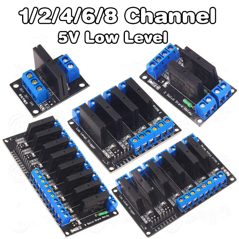 1/2/4/6/8 канальный 5 в твердотельный релейный модуль низкоуровневый триггер постоянного тока управление переменным током с предохранителями 250 В 2 А реле SSR AVR DSP для arduino 1/2/4/6/8 канальный 5 в твердотельный релейный модуль низкоуровневый триггер постоянного тока управление переменным током с предохранителями 250 В 2 А реле SSR AVR DSP для arduino