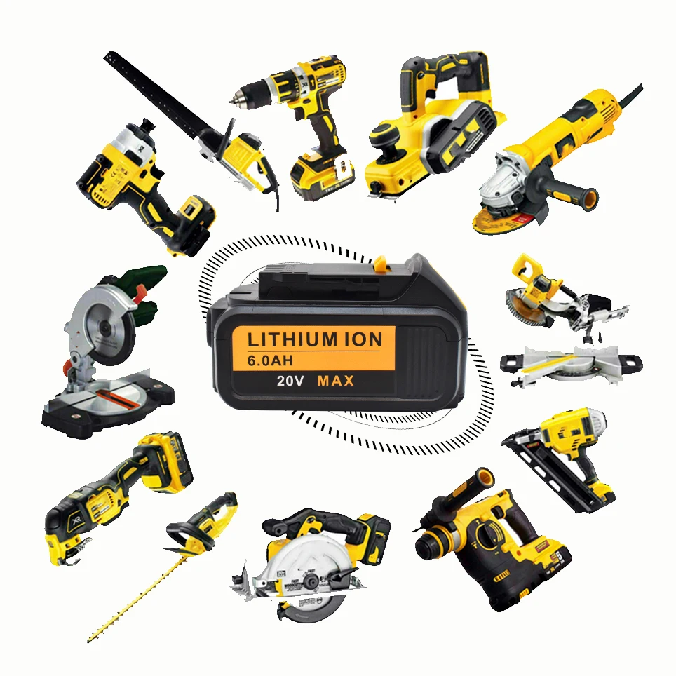 

2021 NEW 20V for Dewalt Power Tool Battery for Dewalt DCB180 DCB181 DCB182 DCB201 DCB201-2 DCB200 DCB200-2 DCB204-2+ 3A Charger