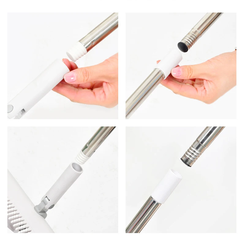 

Broom Dustpan Foldable Comb-type Standing Dustpan Rotatable Adjustment Filter Hair Household Cleaning Appliances Daily Brooms