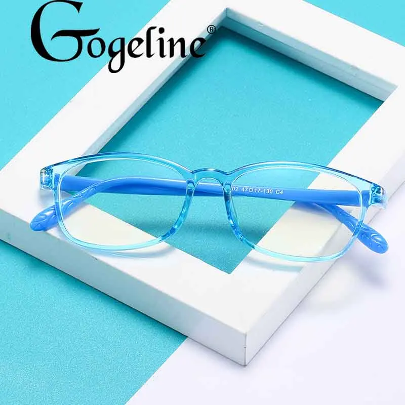 Детские Нескользящие носки-синий светильник Новые квадратные очки Рамка TR90