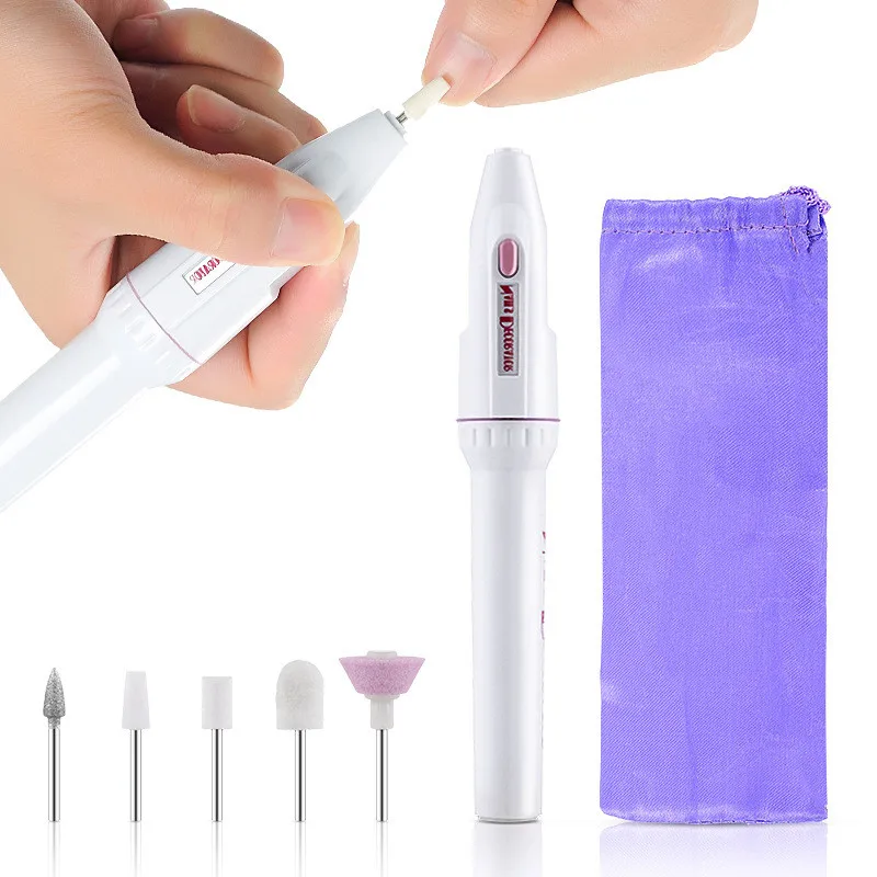 Фрезы для маникюра станок с аккумулятором электрическая пилка ногтей дрель