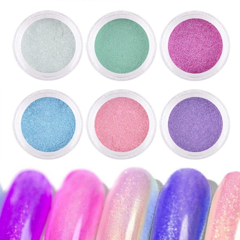 

6/12 Colors Cosmetic Grade Pearlescent Natural Mica Mineral Powder Epoxy Resin Dye Pearl Pigment DIY Jewelry Crafts Making