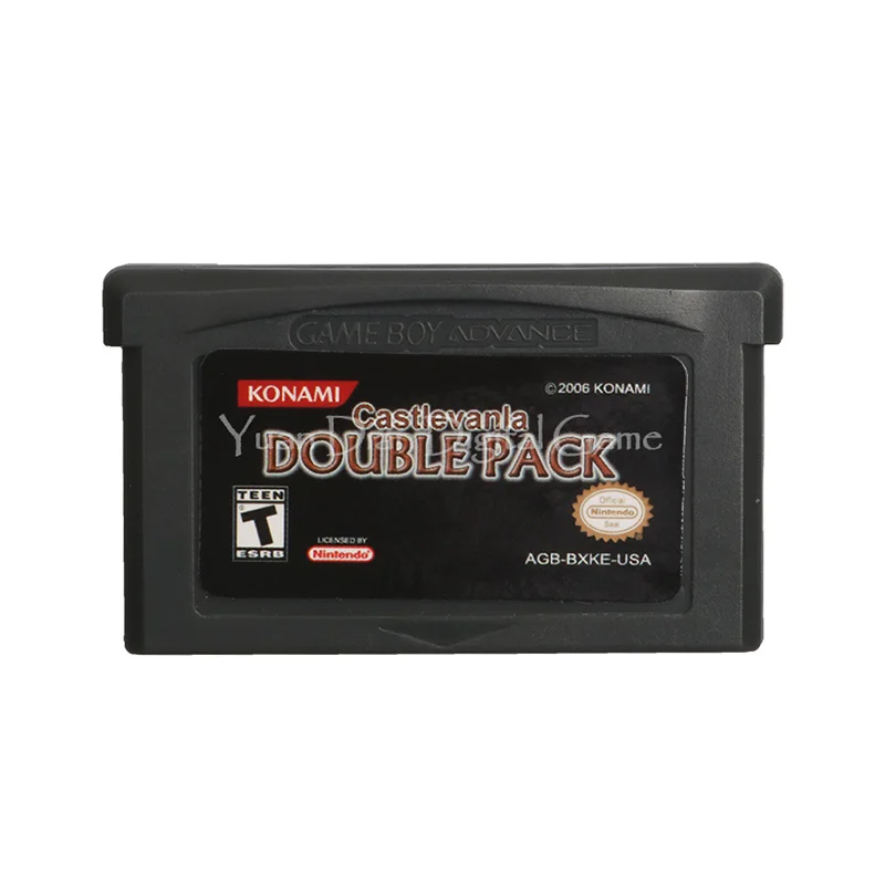 Картридж для игровой консоли Nintendo GBA видеокарта Castlevania двойной пакет английская