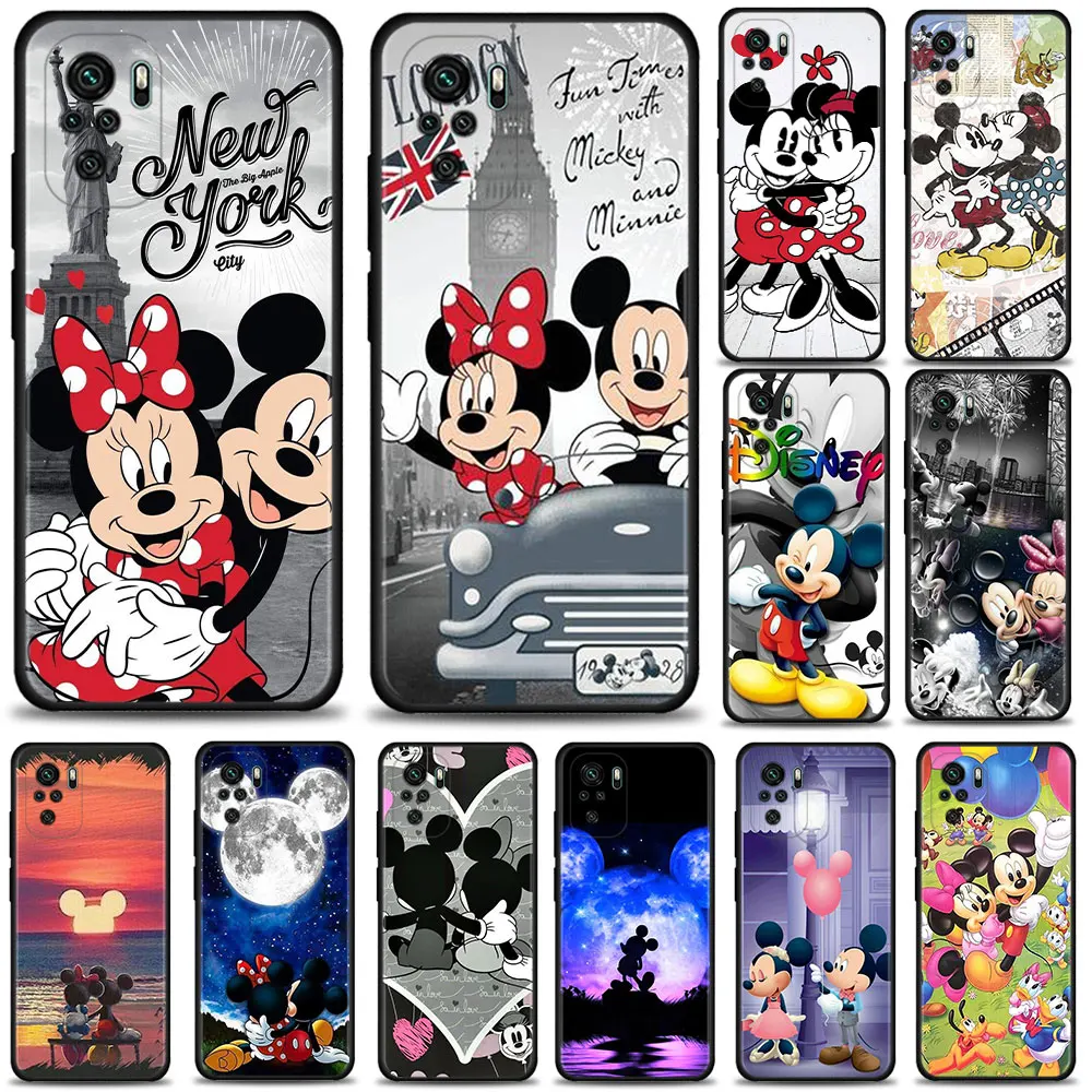 

Чехол для Xiaomi Redmi Note 7, 8T, 8 Pro, 8, 2021, чехол для Redmi 7A, 9A, 9C, 8, 9, чехол из мультфильма Дисней, Микки, Минни, Нью-Йорк, комиксы