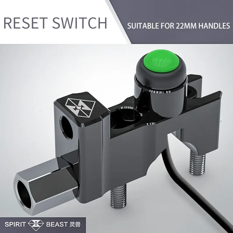 Reset switch SPIRIT BEAST аксессуары для мотоциклов переключатель фары мотоцикла переключатель для мотокросса кнопочный мотор ВКЛ-ВЫКЛ старт стоп - Цвет: Reset switch