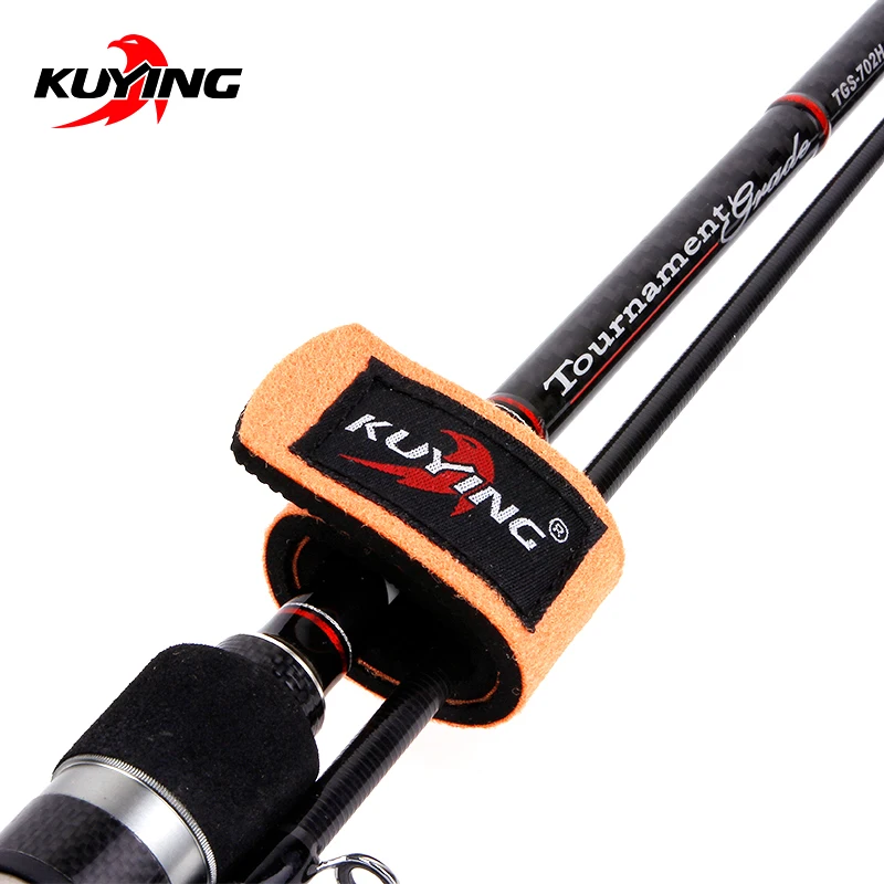 

KUYING Original Fishing Rod Stick Pole Cane Tie Belt Colorful Tackle Accessory Tool Guide Rings Protector Good Quality