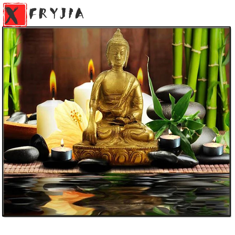 

5D,Full,Buddha Candle Flowers DIY Diamond Embroidery,square,Diamond Painting,Cross Stitch,3D,Mosaic,Needlework,christmas decor