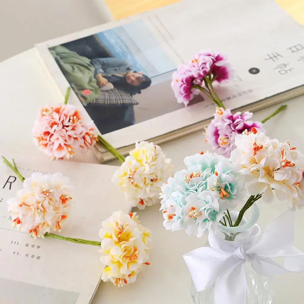 

1 Bunch 3.5cm Mini Daisy Flower Bouquet Artificial Home Decoration Flower Diy Wedding Craft Accessories Decoration T1A3