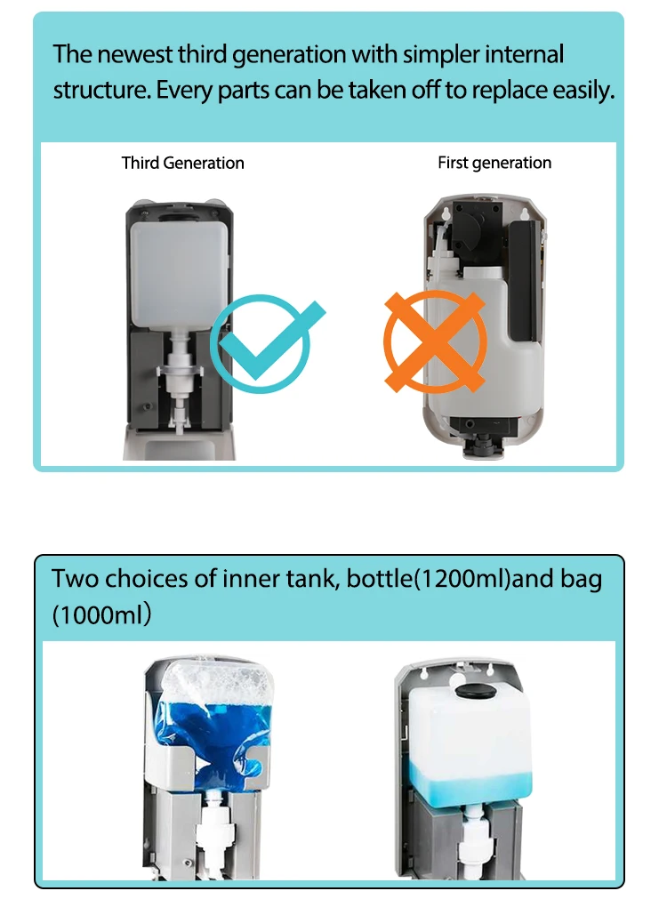 

Touchless hand sanitizer dispenser/Automatic soap dispenser gel/Automatic dispenser stand with sensor