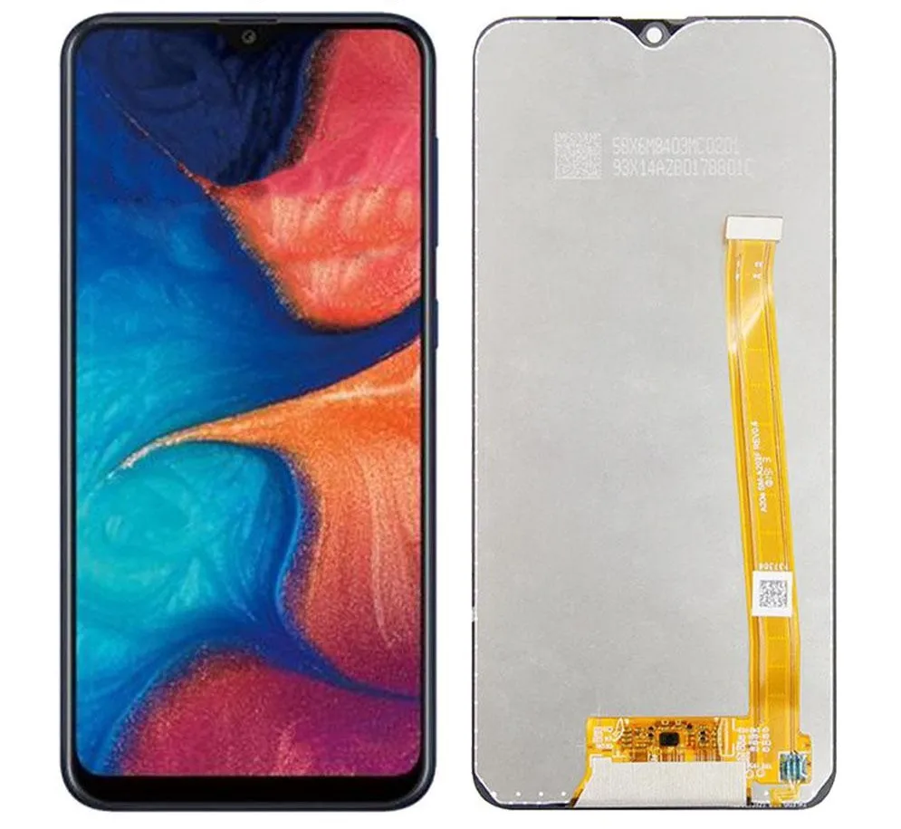 

100% оригинальный 5,8 ''дисплей для Samsung Galaxy A20E, A202, A202F, ЖК-дисплей, сенсорный экран, дигитайзер в сборе с рамкой