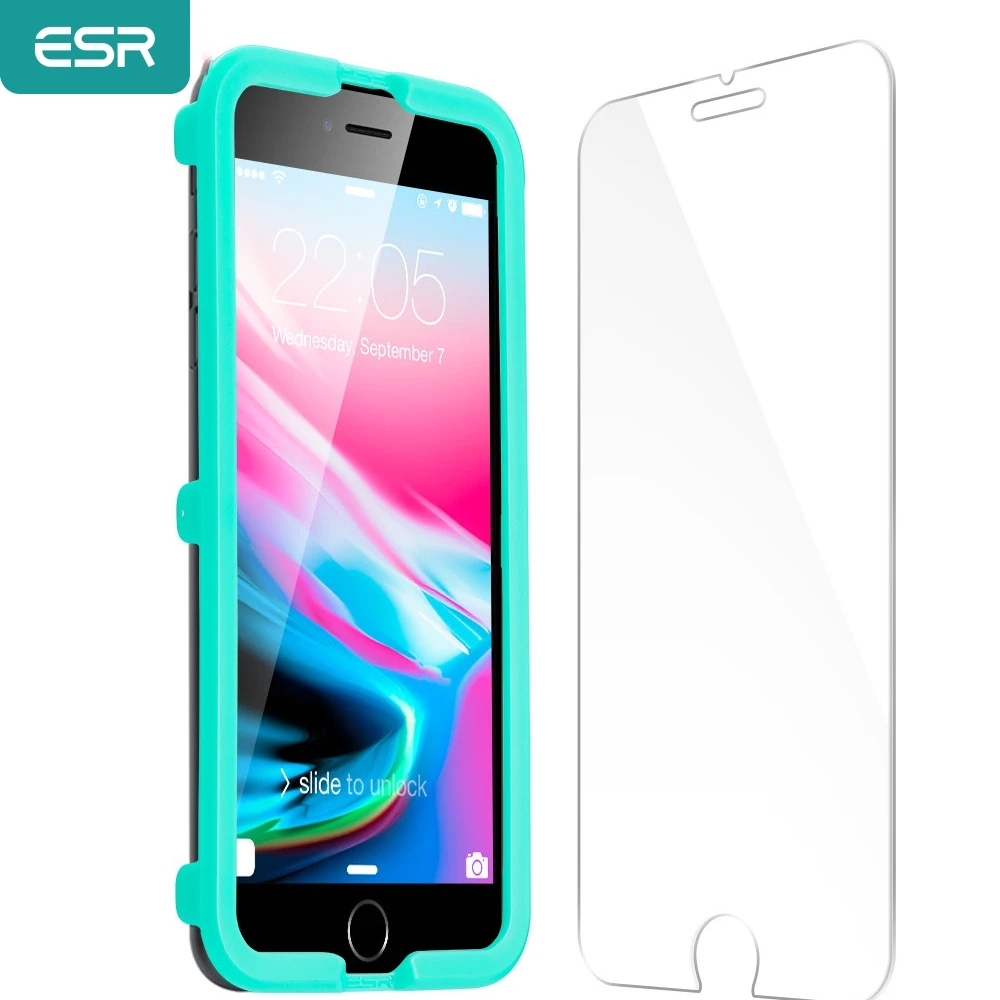 Защитное стекло ESR для iPhone X 8 7 Plus 6 6S 5S SE | Мобильные телефоны и аксессуары
