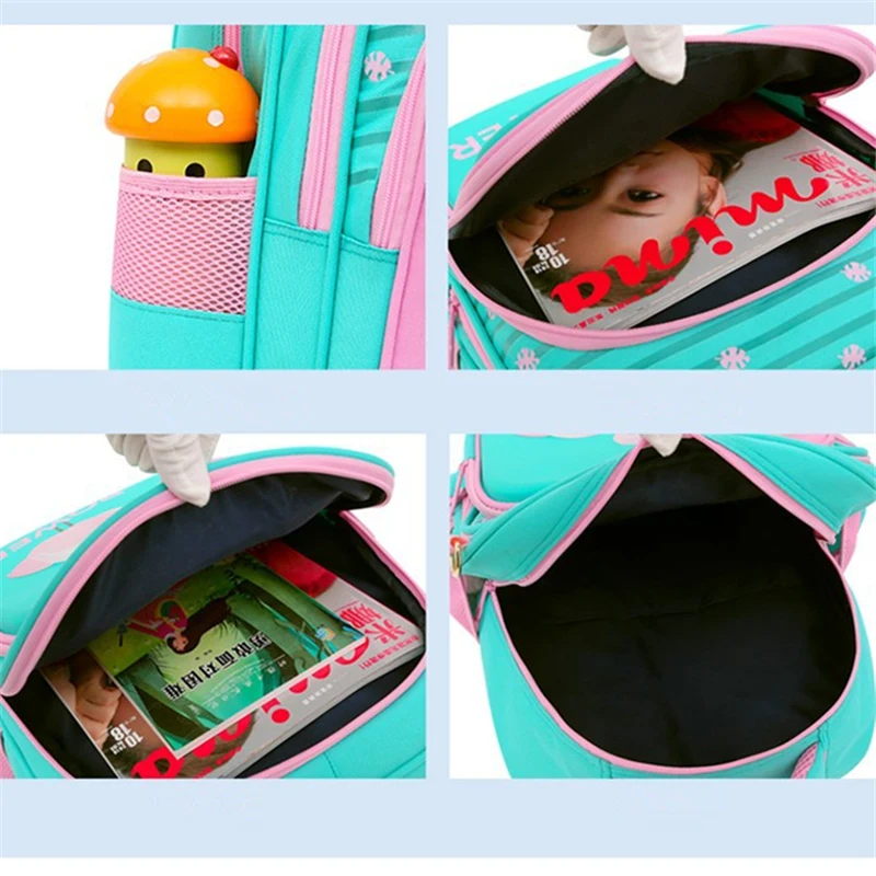 

2021 New 3D Flamingo Cartoon School Bags for Girls Boys Shark Backpack Children Orthopedic School Backpacks Mochila Escolar