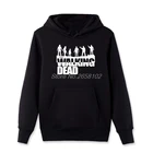 Модные толстовки с капюшоном зомби, Борьба с мертвецами, Живые мертвецы, Мужской Хлопковый пуловер, свитшот, Повседневная флисовая толстовка с капюшоном