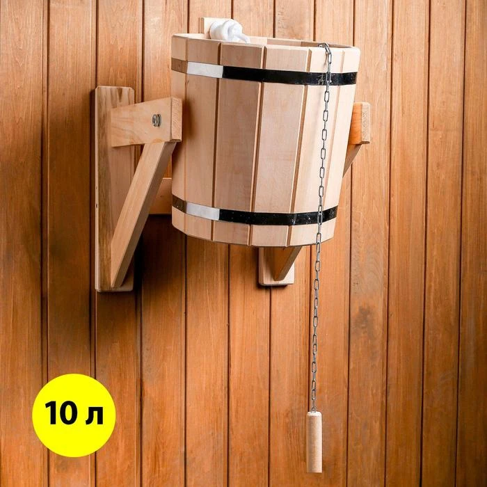 Обливное устройство из липы 10л пластиковая вставка 4689655 |
