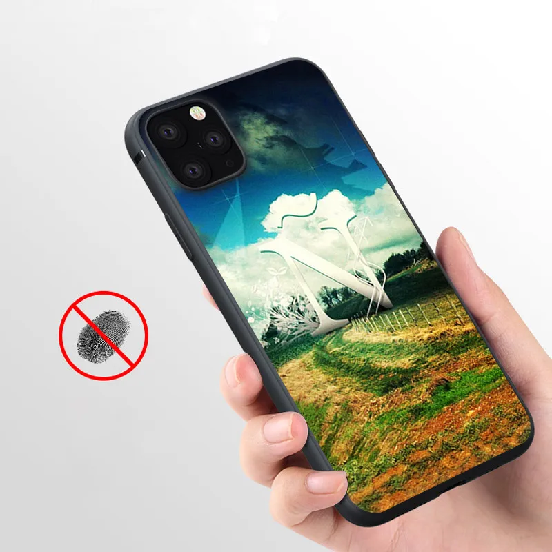 Мягкий силиконовый чехол с надписью N для iPhone 11 Pro Max X 5S 6 6S XR XS 7 8 Plus телефона |
