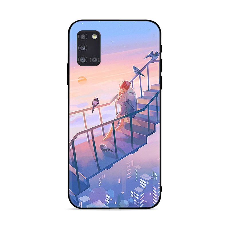 

Illustration Dreaminess Reality Phone Case For Samsung Galaxy A31 A32 5G White Wings Love Coque Funda Carcasa Soft TPU