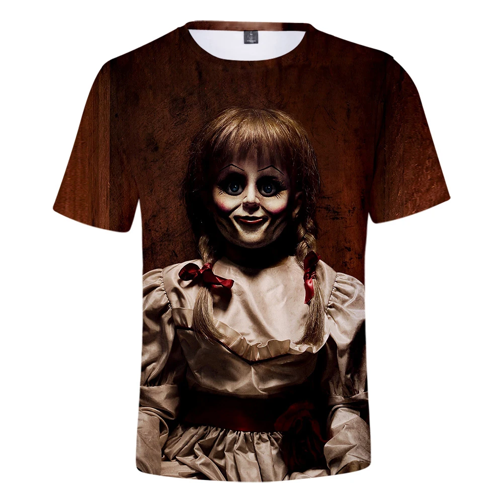 

Horror Movie Annabelle 3D Printed T-Shirt Men Women Fashion Streetwear Hip Hop T Shirt Oversize Tees Tops Harajuku Unisex Tshirt