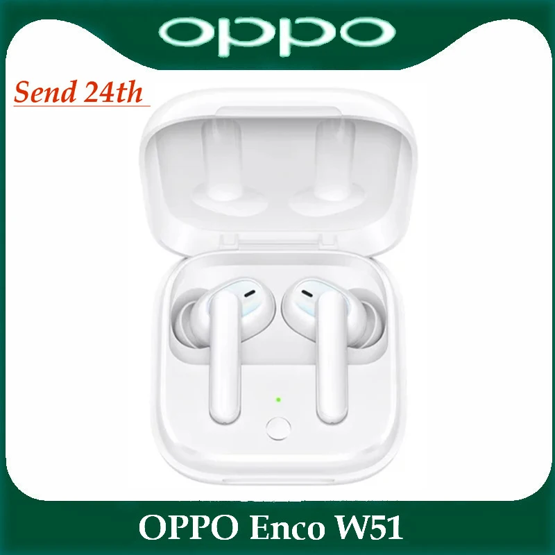 В наличии! Беспроводные наушники OPPO Enco W51 TWS Bluetooth 5 0 шумоподавление беспроводные