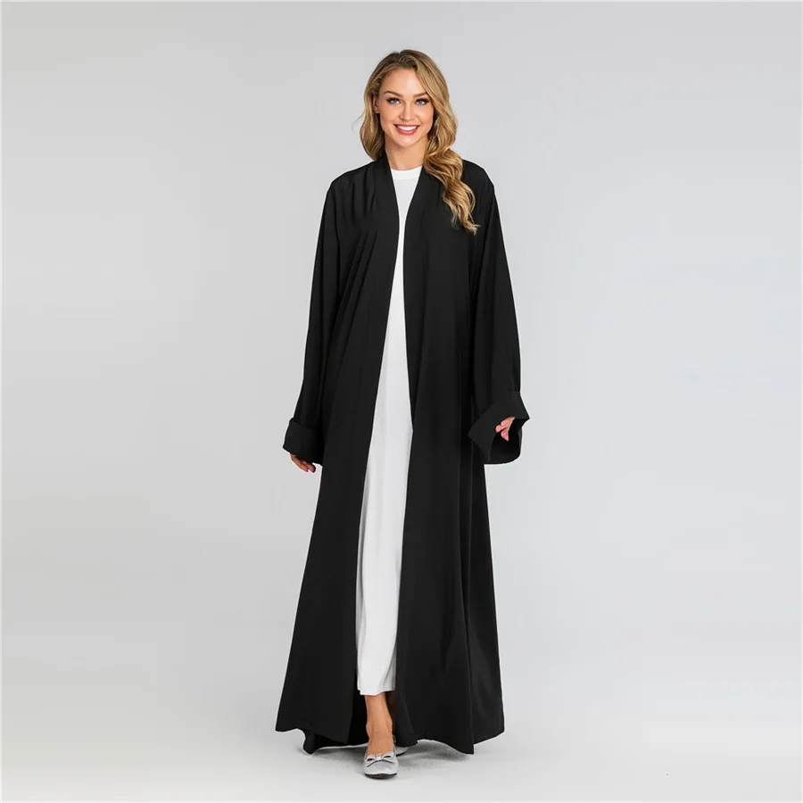 Siskakia мусульманская женская одежда abaya Brief solid casual Muslimah Jubah 7 цветов мусульманская Дубайская одежда с тонким поясом новое поступление