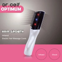 dr aelf electric hair straightening brush hair straightener massage comb girls ladies wet dry hair care styling tools bangs ro