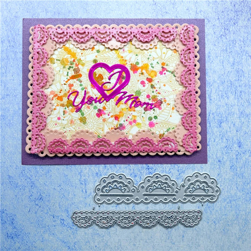 GJCrafts ремесленные штампы зубчатые Металлические Стальные режущие кружева