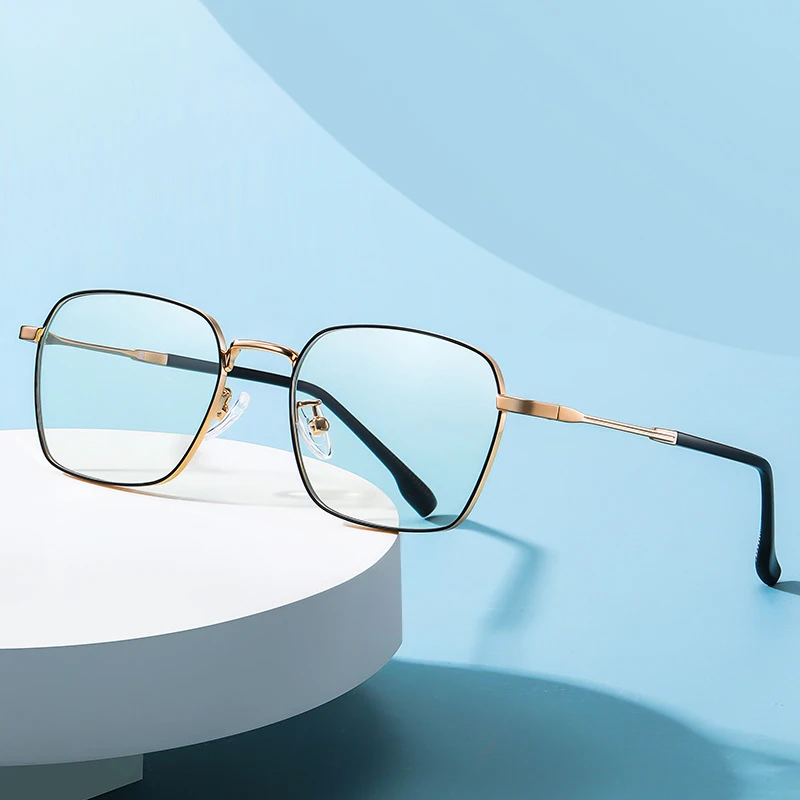 

Blue Light Blocking Glasses Frame Optical Eyeglasses Fashion Eyewear New Hot Full Rim Alloy Stylish Anti-Blue Ray Prescription