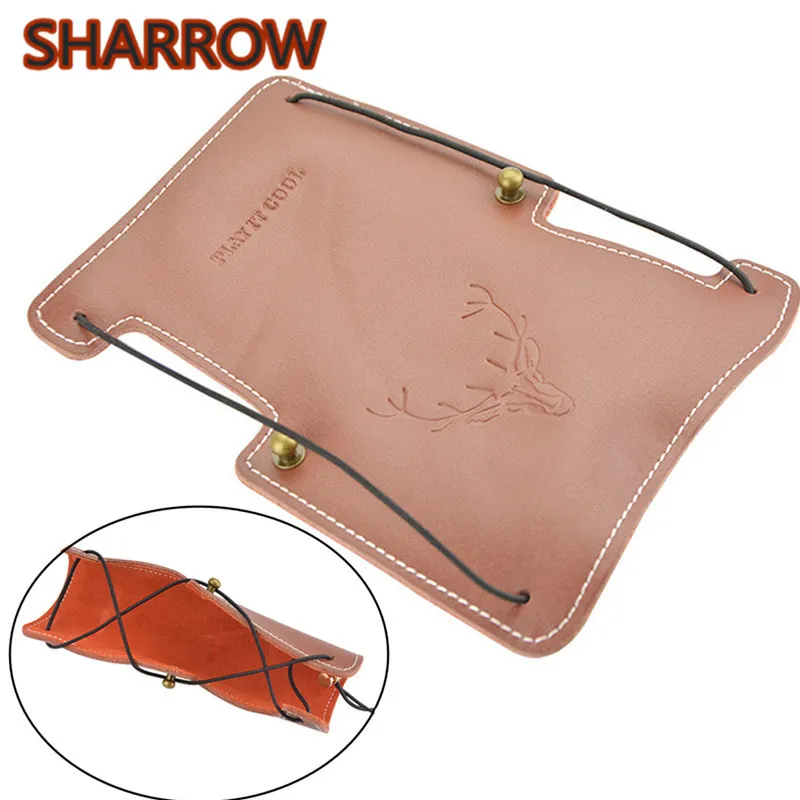 1 шт. защитные ремешки для стрельбы из лука регулируемые эластичные кожаные