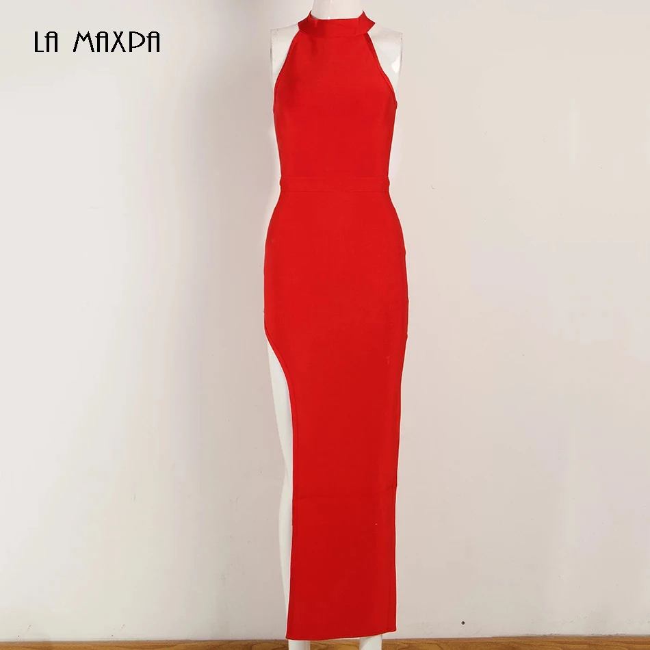 2021 Новое весеннее Бандажное платье с блестками женское сексуальное красное