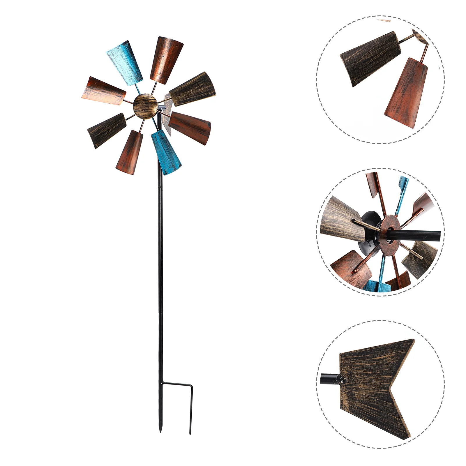 

1pc Windmill Outdoor Adornment Park Inserting Windmill Adornment Windmill Decor
