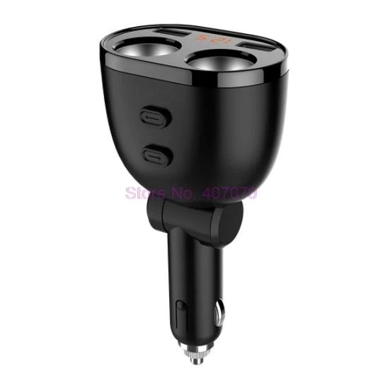 Зарядное устройство для автомобиля со светодиодным индикатором напряжения 50 шт.