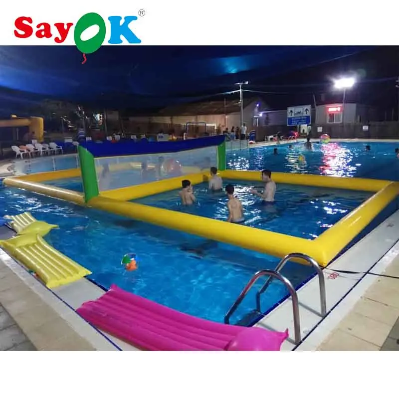 Надувная водная волейбольная площадка Sayok надувная игрушка игра в волейбол для
