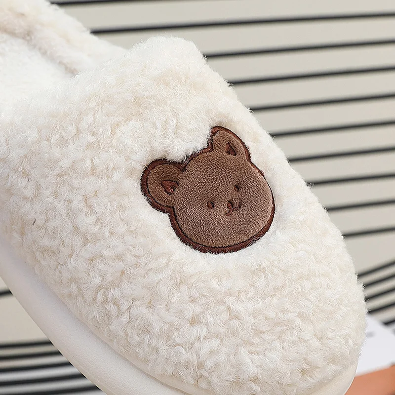 Тапочки женские/мужские хлопковые теплые домашние пушистые шлепанцы с