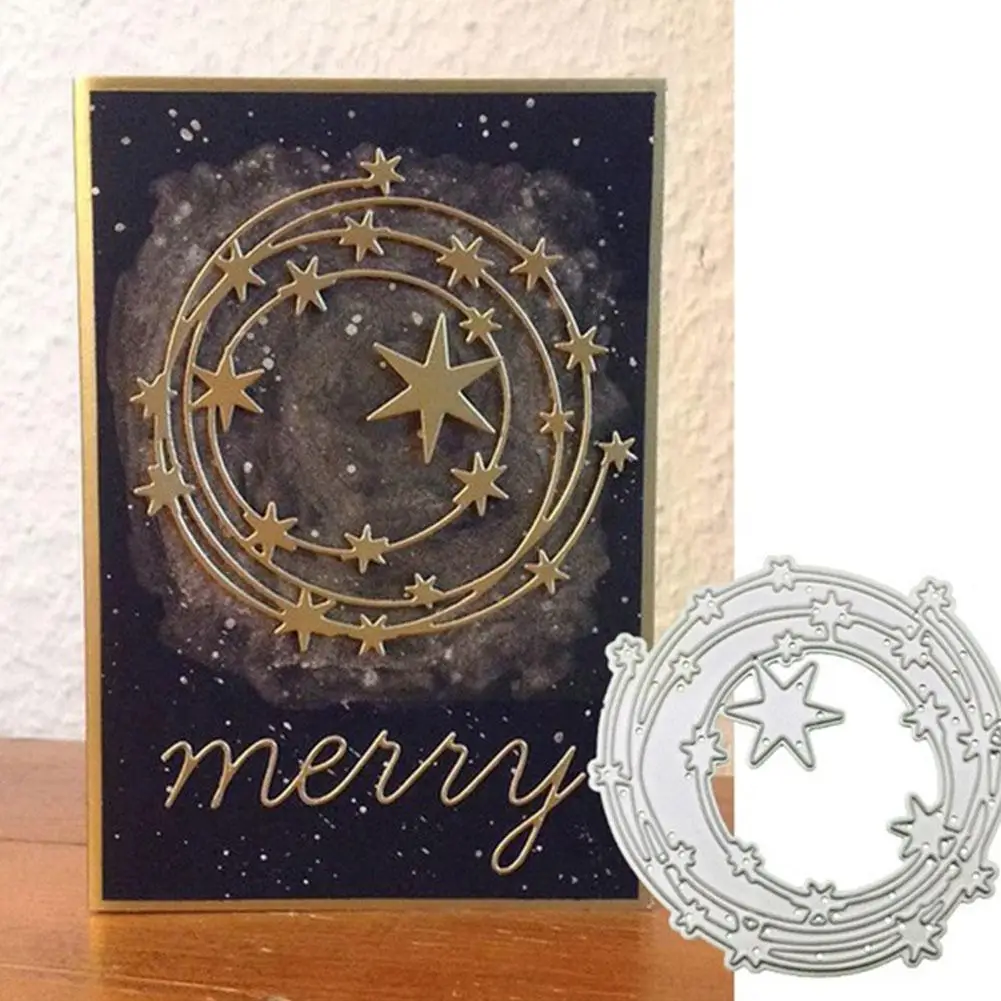 

New Design Craft Metal Cutting Dies Cut Die Mai Angel Star Die Crapbooking Embossing Paper Cuts Card Circle Vine Craft Albu W7b8