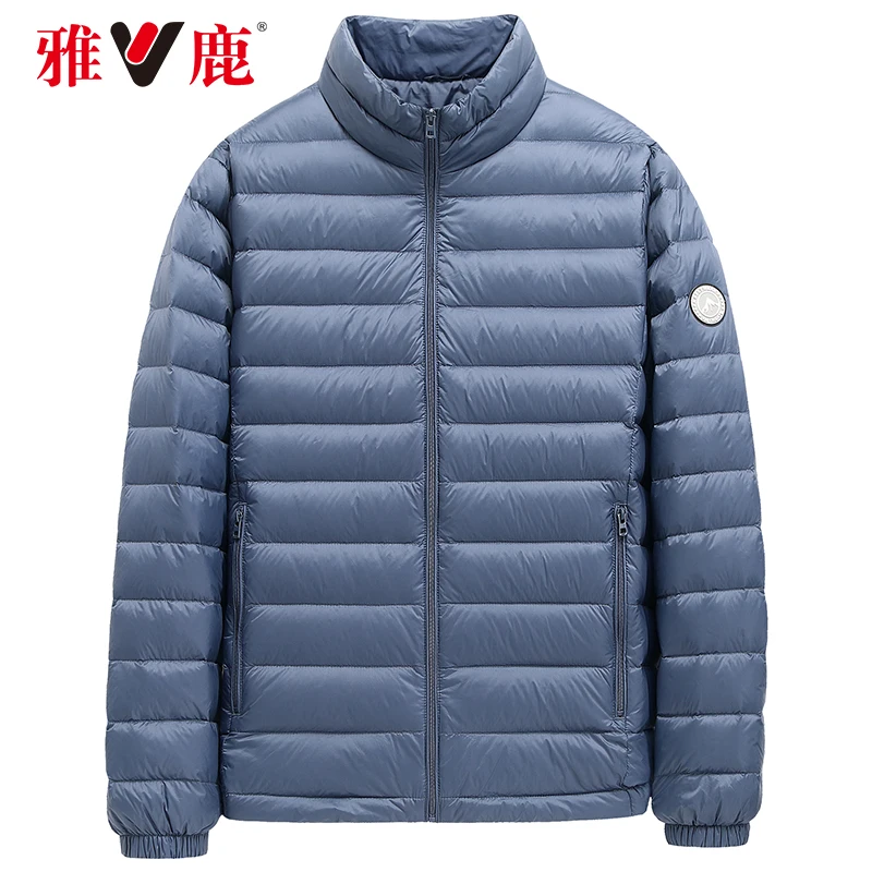Lightweight down Jacket Men's Short Autumn and Winter Men's Ultra-Thin Lightweight Large Size Coat Men's Brand off-Season