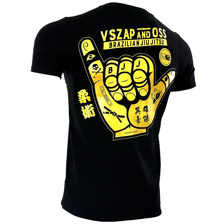 Бразильская футболка для джиу джитсу с коротким рукавом бокса BJJ Спортивная MMA