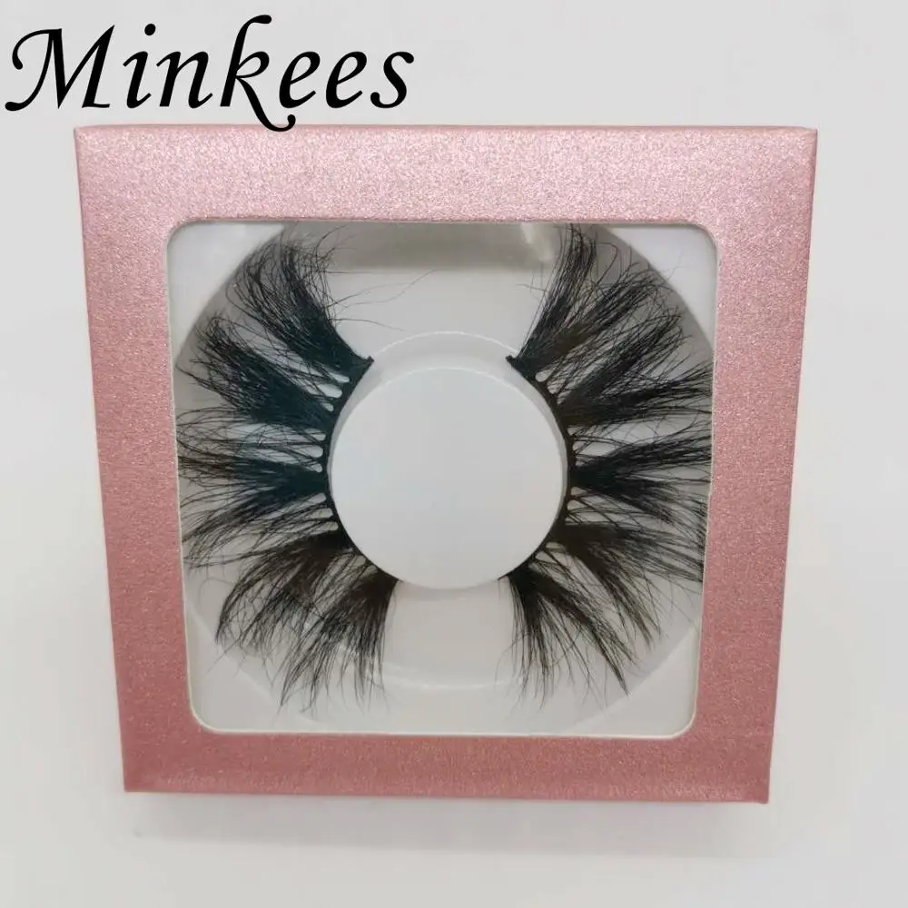 

Minkees New wholesale eyelash packaging box False Eyelash Packaging Box Lash Boxes Custom Logo Strip Square case