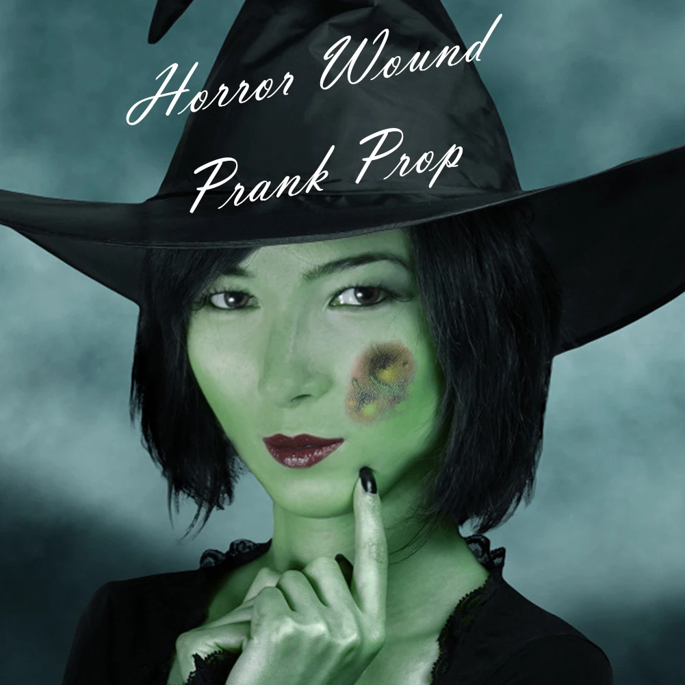 Новинка Хэллоуин водонепроницаемый имитация шрамов тату стикер игрушка