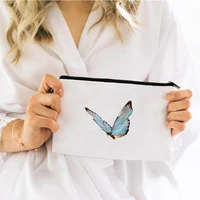 butterfly cosmetic bag for makeup womens mini free shipping bags travel storage organizer kawaii woman make up handbags pouch