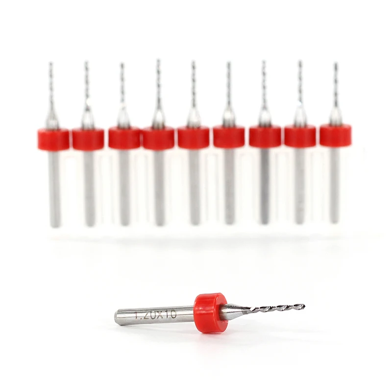 XCAN 10 шт./партия 1,2 мм импортные, карбидные сверла для печатной платы 3,175 мм сверла с хвостовиком с ЧПУ сверло для печатной платы точильные сверла