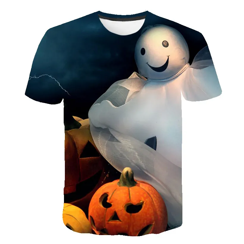 

Funny Stranger Things 3D Boys Shirt Kawaii T-shirt Baby Girl 4-14 Short Sleeve Cartoon Print Tops Fun Harajuku Children's Tshirt