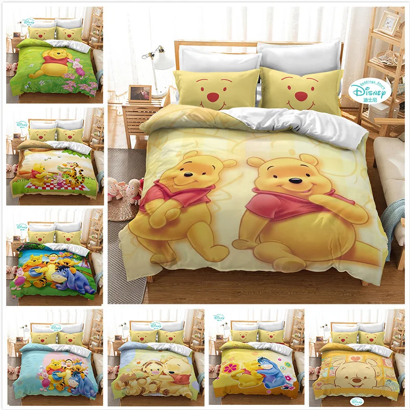 Disney Мультфильм Детское Постельное белье &quotВинни Пух&quot Поросенок Тигр Стёганые