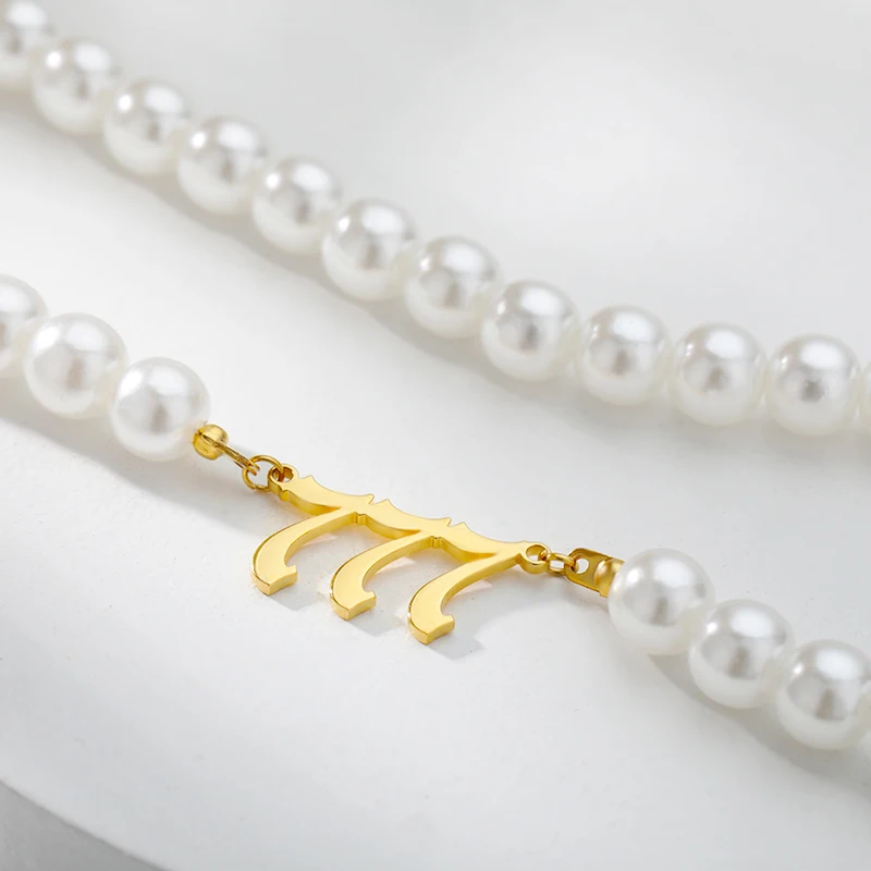 Женское Ожерелье с имитацией под жемчуг номером ангела | Украшения и аксессуары