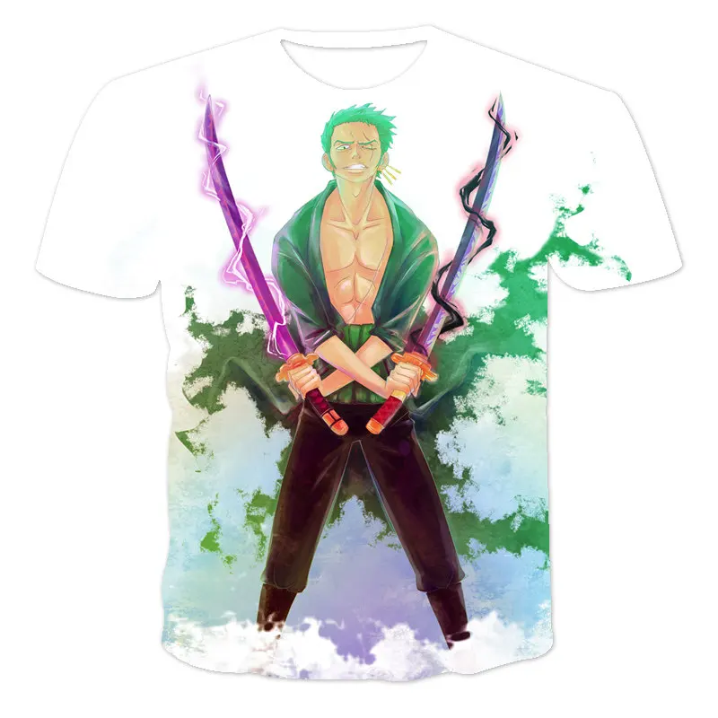 

Wang Haipii Anime2021Spring And Summer New Boys And Girls 3DPattern Short-Sleeved T-Shirt O-Neck Teenager Hip-Hop Cartoon 4T-14T