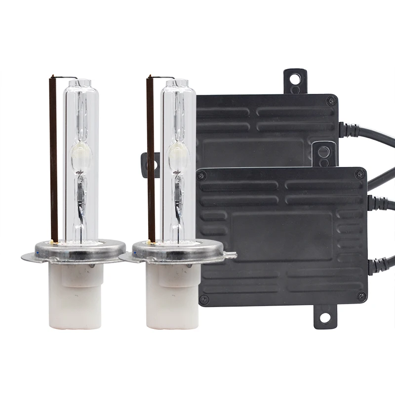 2021 100W ксеноновых фар Высокопрочная конструкция лампа фары комплект H1 H3 H7 H11 HB3 HB4 D2H