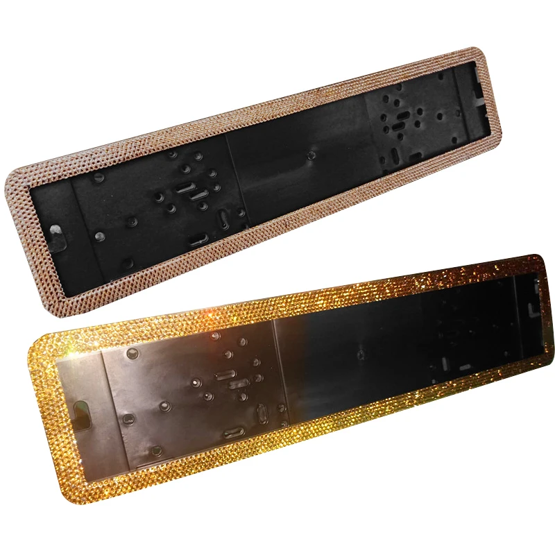 1 шт рамка для номера авто Рамка номерного знака Роскошный Кристалл алмазы сплав