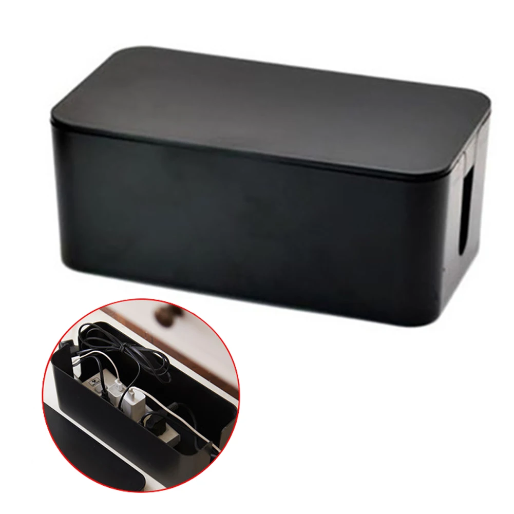 Аккуратный Storager usb-кабель держатель со съемным кабелем Управление коробки легко