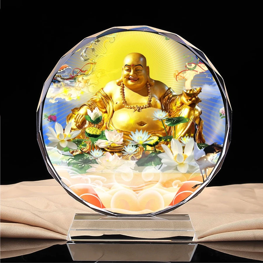 

Pure hand-painted Bodhisattva portraits, Maitreya Buddha portraits, Laughing Buddha portraits, offerings, crystal decorations