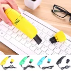 Ручной Мини-пылесос для клавиатуры, USB, щетка для ноутбука