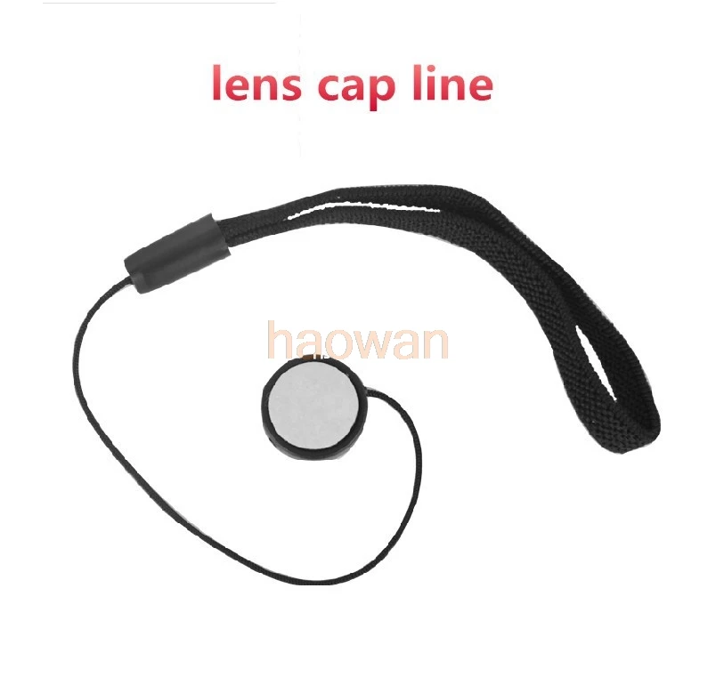 

10pcs universally Anti-Lost Snap-on Lens Cover Cap Keeper Holder lanyard rope Strap For canon nikon pentax sony dslr Cameras